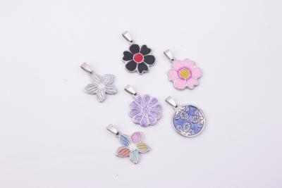Stainless Steel New Sweet Flowers Light Luxury and Simplicity Design Pendant Versatile European and American Style Factory Direct Customization