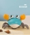 Popular Walking Cute Big Crabs Children's Toys Wind-up Spring Bath Toys 2-3 Years Old Douyin Online Influencer