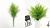 Simulated plant Eucalyptus Green Wedding decoration plant background wall with FERN