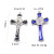 Drip oil Crucifix Keychain Pendant Ring Ring Ornament Religious Tourism Whereabouts Gifts Gift Key chain Us