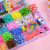 32-Grid Rainbow Handmade Knitting Machine DIY Color Rubber Band Educational Children's Toys Woven Bracelet Box Set