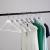 Non-slip plastic clothes rack clothing store clothes rack hanging suit clothes rack Seamless floor stand clothes wholesale
