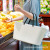 New Portable Storage Basket Korean Plastic Basket Supermarket Shopping Basket Household Kitchen Vegetable and Fruit Basket