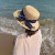 Hat Lady Summer Small Fresh Beach Hat Korean version of versatile Travel Bowknot Sunblock Sun Hat Lafite Straw Hat