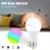 WiFi smart bulb Alexa voice-controlled RGBW five way dimming and color modulation smart bulb