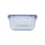 Square Heat-Resistant Glass Crisper Lunch Box for Microwave Oven Lunch Box for Work Lunch Box Sealed Bowl Large Free Shipping