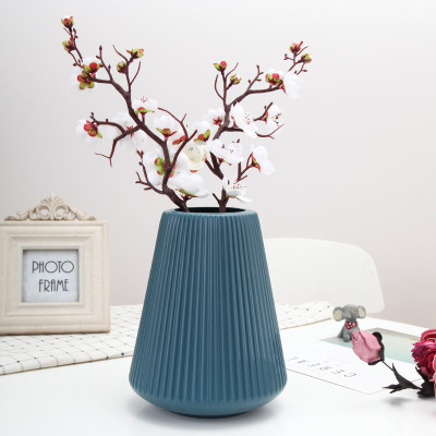 Nordic Creative Vase decorated ceramic decoration dry wet flower decoration Enamel Plastic Factory Direct selling 3516