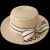 Hat Lady Summer Small Fresh Beach Hat Korean version of versatile Travel Bowknot Sunblock Sun Hat Lafite Straw Hat