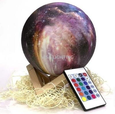 3D coloured starry sky projection lamp Moon lamp charged LED night lamp cross border USB clap atmosphere lamp