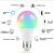 WiFi smart bulb Alexa voice-controlled RGBW five way dimming and color modulation smart bulb