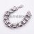 European and American Popular Stainless Steel Bracelet Fashion Men's and Women's Square Bracelet Graceful Silver Factory Direct Sales Hot Fashion