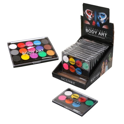 Cross-Border Body Paint Pigment 15 Colors 8 Colors Water Soluble Makeup Face Paint Halloween Christmas Makeup Face Paint