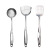 Stainless Steel Spatula Wholesale S-Shaped Handle Slotted Turner Kitchenware Soup Ladle Pan Spoon Cooking Spoon and Shovel Set Customizable Logo