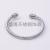 Trendy Cool Twist Open-End Adjustable Steel Wire All-Match Bracelet Factory Direct Sale Fashion Men's and Women's Style