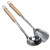 Factory Direct Sales Stainless Steel Spatula Kitchen Spatula Household Hot Wood Handle Pot Spoon Long Handle Shovel Thickened Porridge Spoon