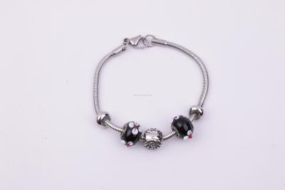 Stainless Steel Bracelet Series Ethnic Style Handmade DIY Beaded Crystal Flower Bracelet Adjustable Large Manufacturers