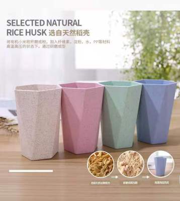 Diamond Gargle Cup Wheat Straw Creative Toothbrush Cup Couple Cup Simple Nordic Gift Factory Wholesale