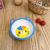 Bamboo Fiber Eco - Friendly Children's Tableware Portable Bowl Set Cartoon Lucky Cat Separate Table Plate