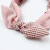 Korean version of a sweet Plaid tie Rabbit ear Hair head bandwidth side Hair band Hair Accessories New style