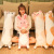 New Long Strip Cat Pillow Cartoon Pig Lazy Sleeping Plush Toys (Unicorn) Doll Teenage Girl's Romance Doll