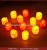 Led electronic candles smoke-free, safe and environmentally friendly wedding decorations