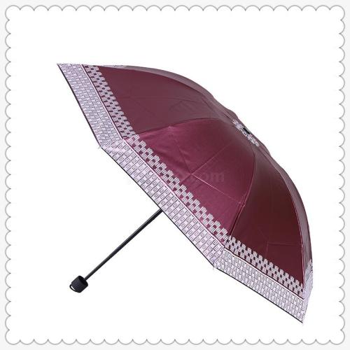 triple folding umbrella advertising customization umbrella folding umbrella umbrella sunny and rainy dual-use folding anti-uv umbrella sun umbrella sun umbrella