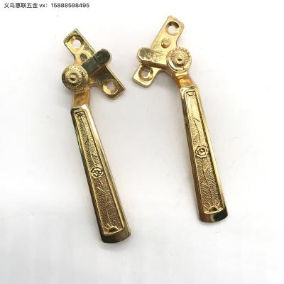 Factory Direct Sales Straight Carved Window Handle Furniture Hardware Accessories