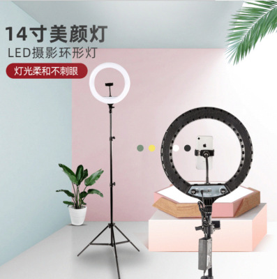 Anchor indoor and outdoor photography lighting lamp 36cm selfie lighting supplement.