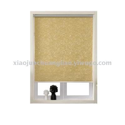 Curtained bedroom bay window curtain short curtained Nordic modern and simple calving cloth completely shading