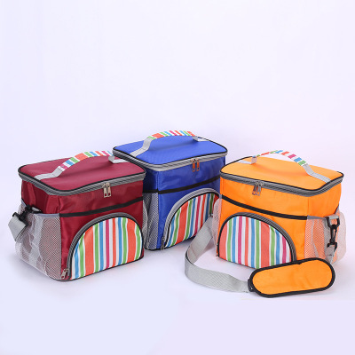 Aluminum film insulation package 14L outdoor picnic package bento package portable lunch box car pack ice pack wholesale