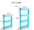 Plastic rack Plastic sandwiching shelf with pulley refrigerator kitchen slot shelf bathroom shelf