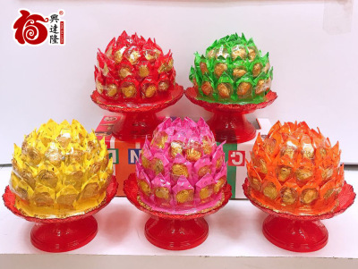 Autumn Festival New Model for Buddha worship necessary candy Tower Chinese New Year Lantern Festival Gifts good Manufacturers Direct