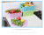Wicker Plastic Storage basket Fruit Basket Kitchen storage basket for Office toys