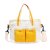  New Korean Version Simple Contrast color student Canvas bag class bag Versatile Arts student cross-body bag