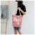 Small Daisy Canvas Handbag Large Capacity All-match Girl's Shoulder/Crossbody Bag Casual Dual-Use Tote Bag with Zipper
