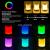 Creative new multi-functional Bluetooth speaker lamp intelligent booth stereo 7 color LED night light gift