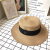 Colour ribbon with finned straw hat