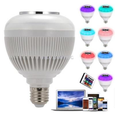 RGB remote control Bluetooth music bulb LED smart bulb WiFi colorful music bulb stage light