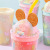 Web Celebrity Summer crushed Ice Cup Cute Girl Ice Cup Double Cooling Cup Creative Plastic Water Cup