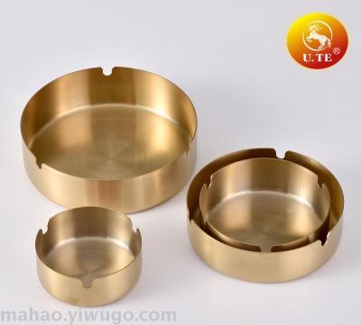 304 stainless steel plated ashtrays of multiple sizes