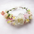 2020 New Jialan Artificial Flower Garland Seaside Holiday Scenic Spot Photography Hair Ornaments Wreath Simple Flower Head Accessories