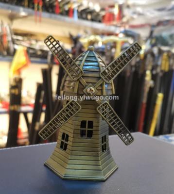 Dutch windmill home decoration zinc alloy arts and crafts modern light luxury wind selling king