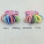 Children's colorful bamboo festival popular elastic hair ring