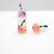 Creative Mini Small Sized Simulation Fruit Bottle Korean Earrings Juice Accessories Glass Cup Decorative Pendant Personality