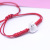 Silver-white cat cute girl girl bracelet hand-woven night market stalls supply trinkets red rope hand rope