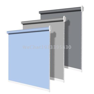 Blackout Double-Sided Same Color Full Shading Living Room Curtain Balcony Roller Shutter Office Roller Shutter Workshop Roller Shutter Curtain