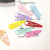 Korean Style Color Handmade Bottom Support BB Clip Ins Children Hair Clip Jelly Color Dripping Oil BB Clip Factory Direct Sales