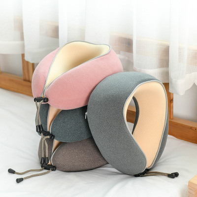 New Summer Adult slow Recovery memory cotton ice cream U-shaped travel pillow Pillow Cool Pillow Head Pillow Custom wholesale