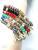 New jewelry hot selling stretch crystal tassel bracelet series pendant lovers bracelet