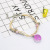 New Ceramic Fresh Bracelet Starry Sky True Flower Plant Dried Flower Glass Ball Hand-Woven Mori Style